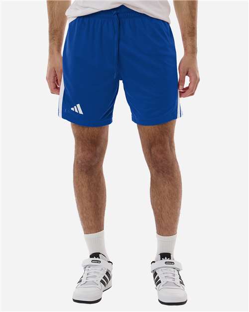 adidas AT300 Men's 3-Stripes 7" Shorts - Team Royal Blue/ White - OnModelFront