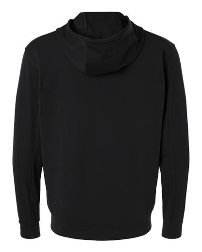 adidas AT208 Men's Game & Go Fleece Full-Zip Hooded Sweatshirt - Black - Back