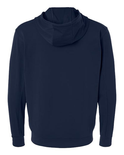 adidas AT208 Men's Game & Go Fleece Full-Zip Hooded Sweatshirt - Team Navy Blue - Back