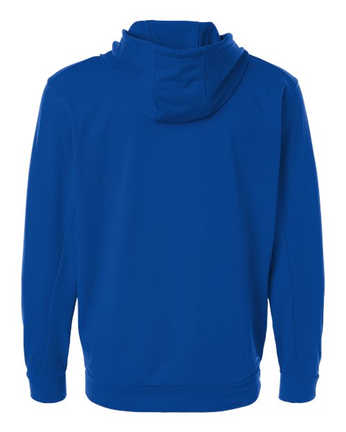 adidas AT208 Men's Game & Go Fleece Full-Zip Hooded Sweatshirt - Team Royal Blue - Back