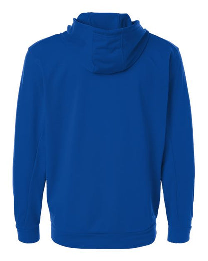 adidas AT208 Men's Game & Go Fleece Full-Zip Hooded Sweatshirt - Team Royal Blue - Back