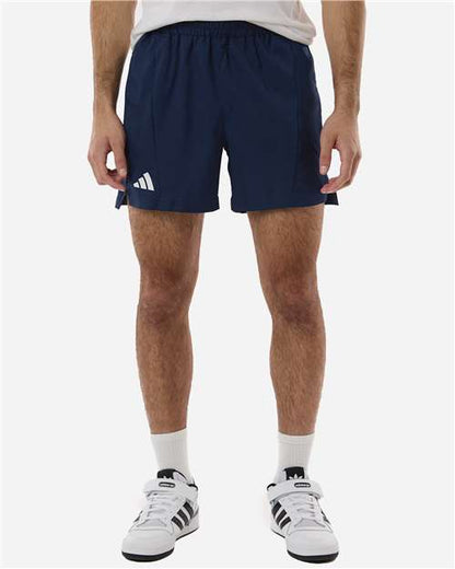 adidas AT304 Men's D4T Woven 7" Shorts - Team Navy Blue/ White - OnModelFront