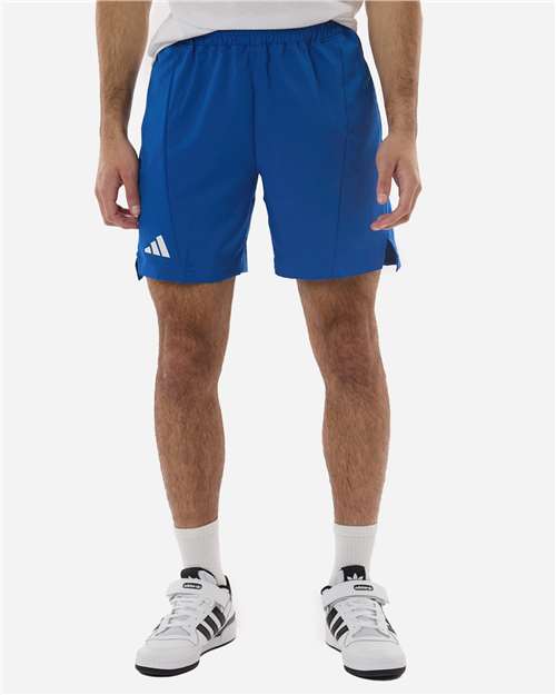 adidas AT304 Men's D4T Woven 7" Shorts - Team Royal Blue/ White - OnModelFront