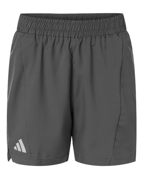 adidas AT304 Men's D4T Woven 7" Shorts - Team Grey Four/ White - Front