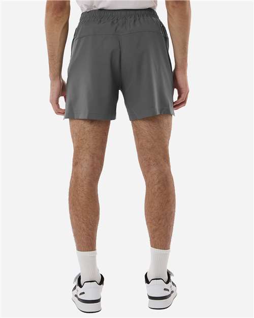 adidas AT304 Men's D4T Woven 7" Shorts - Team Grey Four/ White - OnModelBack