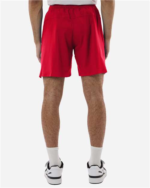 adidas AT304 Men's D4T Woven 7" Shorts - Team Power Red/ White - OnModelBack