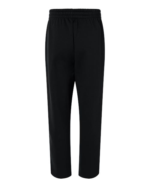 adidas AT215 Men's Fleece Sweatpants - Black/ White - Back