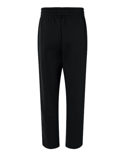 adidas AT215 Men's Fleece Sweatpants - Black/ White - Back