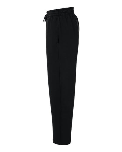 adidas AT215 Men's Fleece Sweatpants - Black/ White - DirectSide