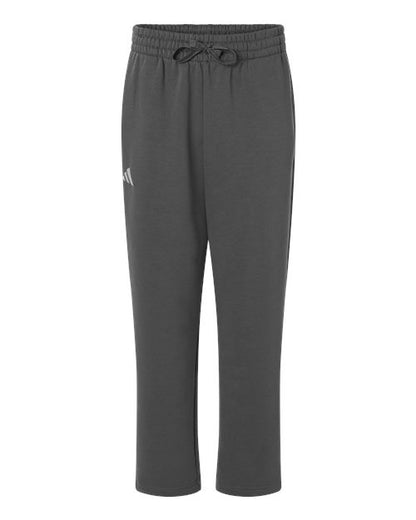 adidas AT215 Men's Fleece Sweatpants - Team Grey Four/ White - Front