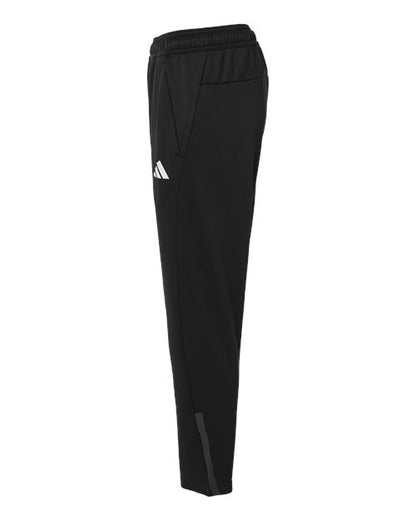 adidas AT218 Men's Game & Go Fleece 3-Bar Sweatpants - Black - DirectSide