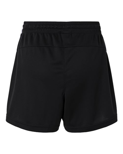 adidas AT301 Women's 3-Stripes 3" Shorts - Black/ White - Back