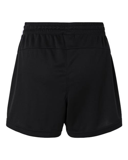 adidas AT301 Women's 3-Stripes 3" Shorts - Black/ White - Back