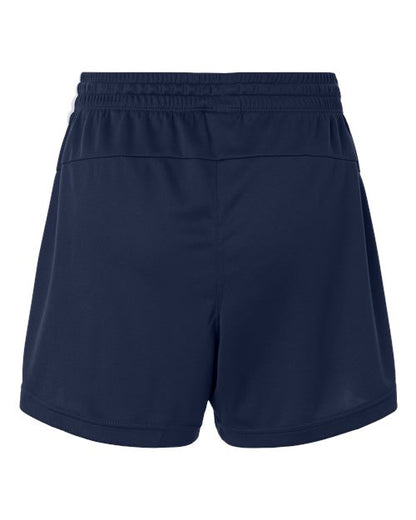 adidas AT301 Women's 3-Stripes 3" Shorts - Team Navy Blue/ White - Back