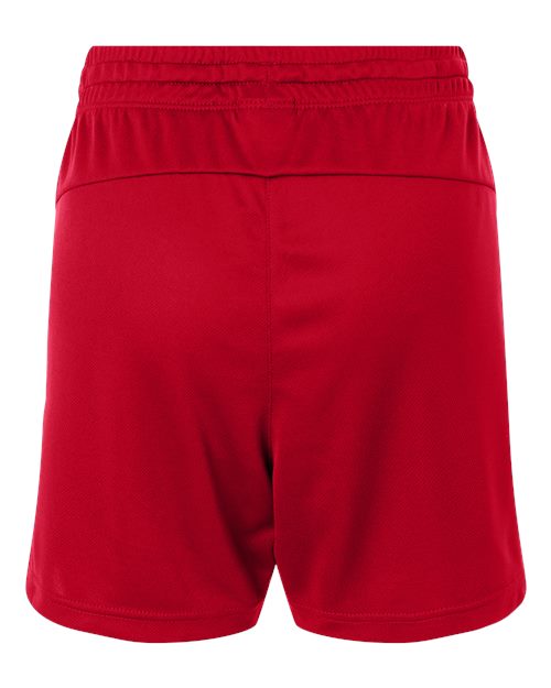 adidas AT301 Women's 3-Stripes 3" Shorts - Team Power Red/ White - Back