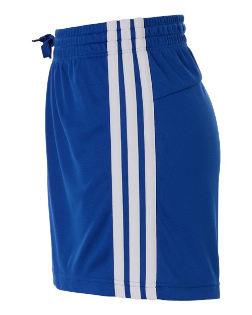 adidas AT301 Women's 3-Stripes 3" Shorts - Team Royal Blue/ White - DirectSide