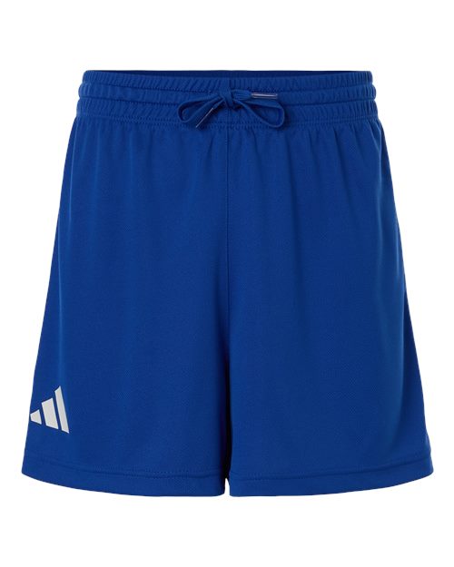 adidas AT301 Women's 3-Stripes 3" Shorts - Team Royal Blue/ White - Front