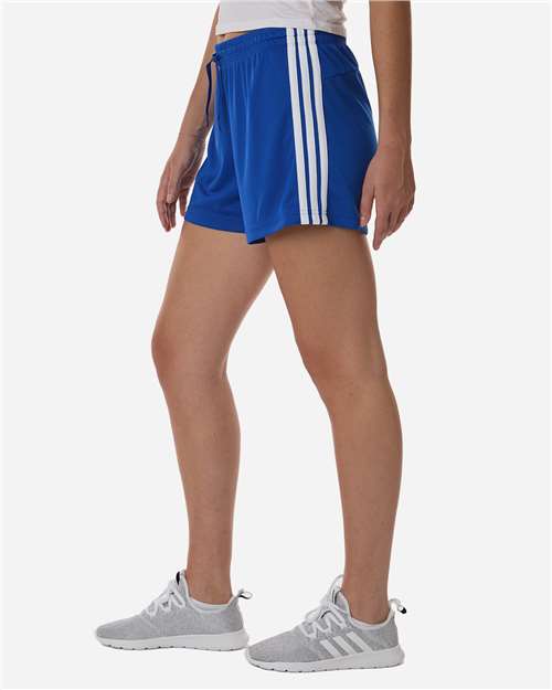 adidas AT301 Women's 3-Stripes 3" Shorts - Team Royal Blue/ White - OnModelSide