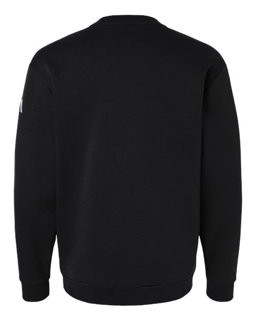 adidas AT200 Men's Fleece Crewneck Sweatshirt - Black/ White - Back