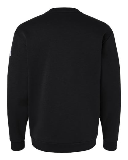 adidas AT200 Men's Fleece Crewneck Sweatshirt - Black/ White - Back