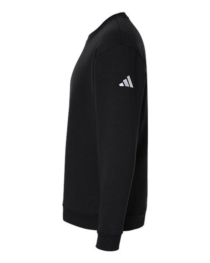 adidas AT200 Men's Fleece Crewneck Sweatshirt - Black/ White - DirectSide