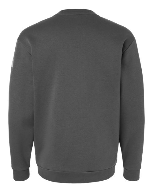 adidas AT200 Men's Fleece Crewneck Sweatshirt - Team Grey Four/ White - Back