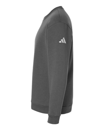 adidas AT200 Men's Fleece Crewneck Sweatshirt - Team Grey Four/ White - DirectSide
