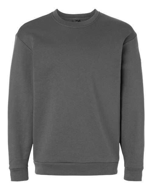 adidas AT200 Men's Fleece Crewneck Sweatshirt - Team Grey Four/ White - Front