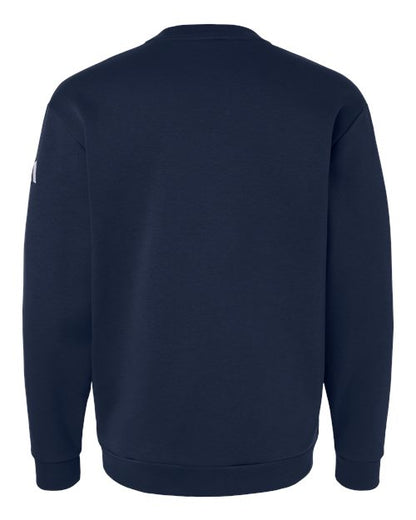 adidas AT200 Men's Fleece Crewneck Sweatshirt - Team Navy Blue/ White - Back