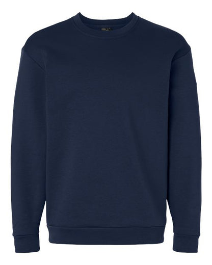 adidas AT200 Men's Fleece Crewneck Sweatshirt - Team Navy Blue/ White - Front