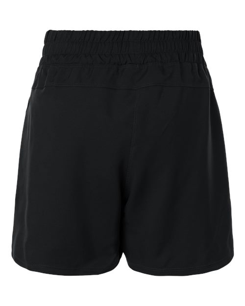 adidas AT306 Women's D4T Woven 3" Shorts - Black/ White - Back