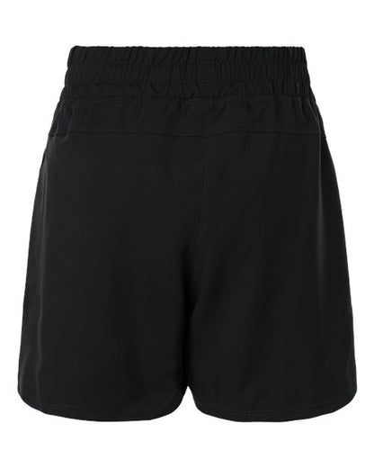 adidas AT306 Women's D4T Woven 3" Shorts - Black/ White - Back