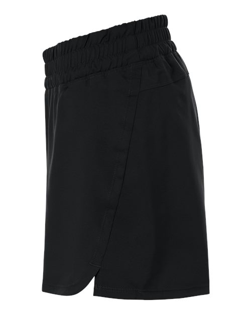 adidas AT306 Women's D4T Woven 3" Shorts - Black/ White - DirectSide