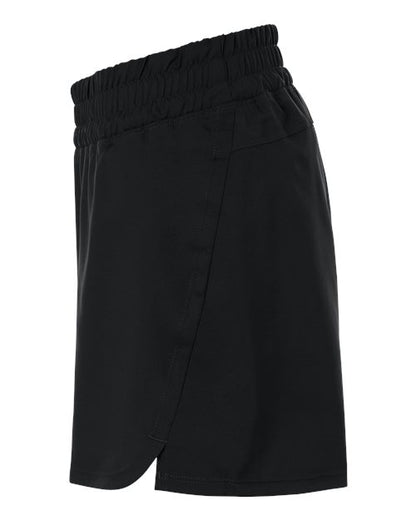 adidas AT306 Women's D4T Woven 3" Shorts - Black/ White - DirectSide