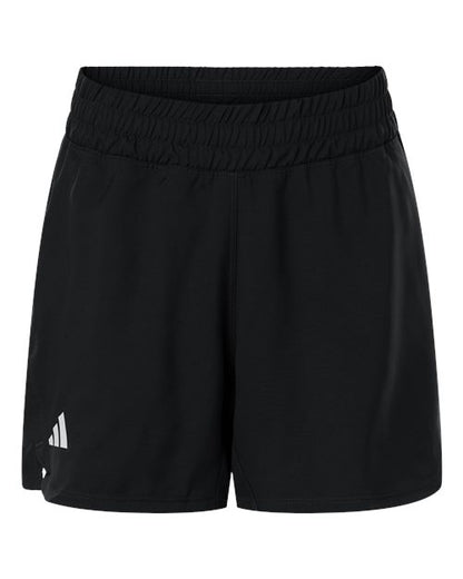 adidas AT306 Women's D4T Woven 3" Shorts - Black/ White - Front
