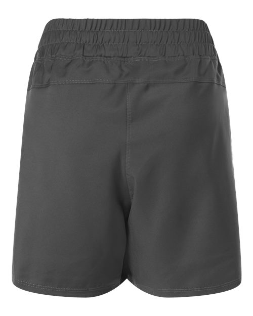adidas AT306 Women's D4T Woven 3" Shorts - Team Grey Four/ White - Back