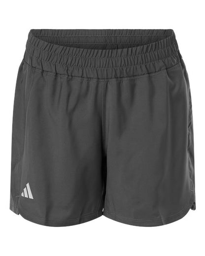 adidas AT306 Women's D4T Woven 3" Shorts - Team Grey Four/ White - Front