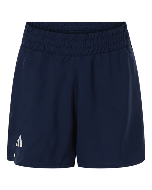 adidas AT306 Women's D4T Woven 3" Shorts - Team Navy Blue/ White - Front