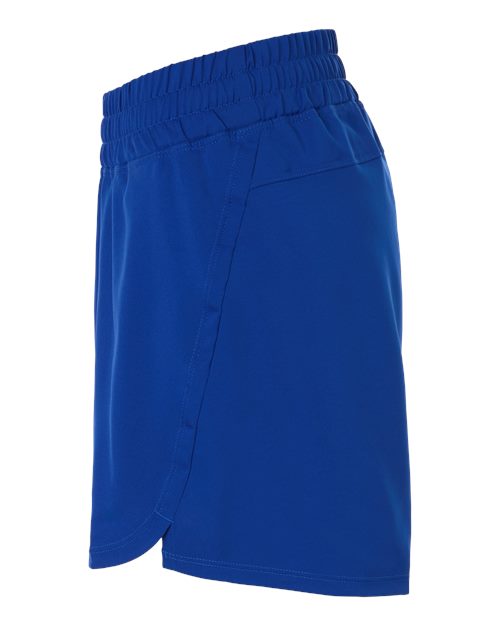 adidas AT306 Women's D4T Woven 3" Shorts - Team Royal Blue/ White - DirectSide