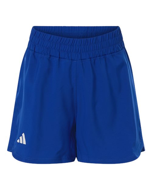 adidas AT306 Women's D4T Woven 3" Shorts - Team Royal Blue/ White - Front