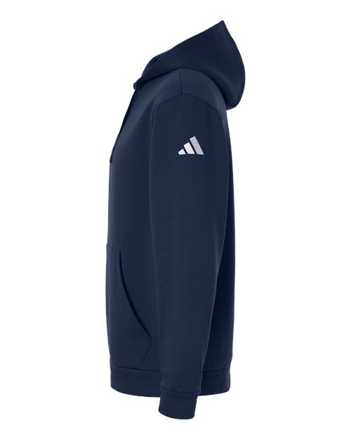 adidas AT203 Men's Fleece Hooded Sweatshirt - Team Navy Blue/ White - DirectSide