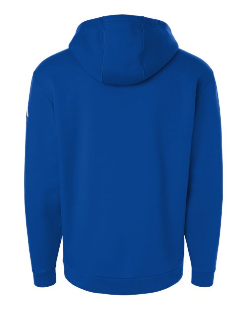 adidas AT203 Men's Fleece Hooded Sweatshirt - Team Royal Blue/ White - Back