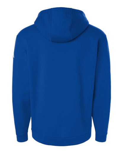 adidas AT203 Men's Fleece Hooded Sweatshirt - Team Royal Blue/ White - Back