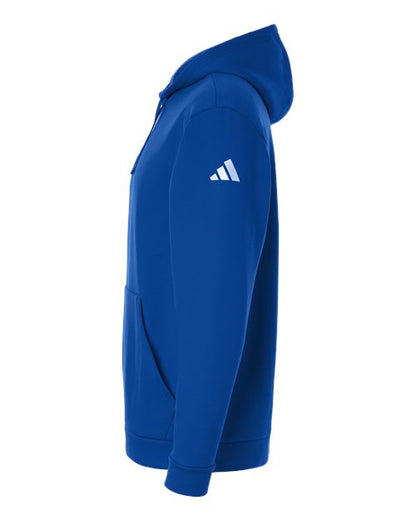 adidas AT203 Men's Fleece Hooded Sweatshirt - Team Royal Blue/ White - DirectSide