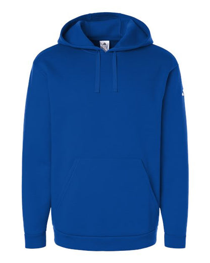adidas AT203 Men's Fleece Hooded Sweatshirt - Team Royal Blue/ White - Front