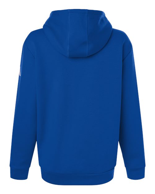 adidas AT204 Women's Fleece Hooded Sweatshirt - Team Royal Blue/ White - Back