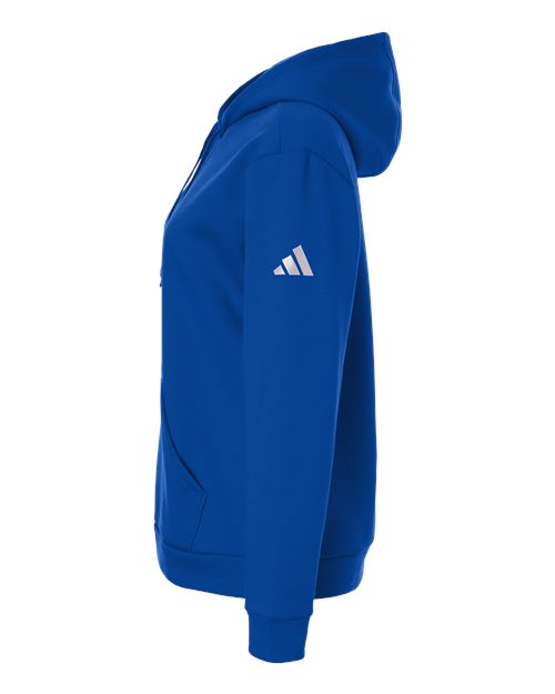 adidas AT204 Women's Fleece Hooded Sweatshirt - Team Royal Blue/ White - DirectSide