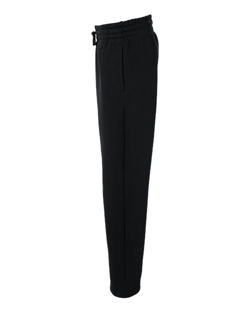adidas AT216 Women's Fleece Sweatpants - Black/ White - DirectSide