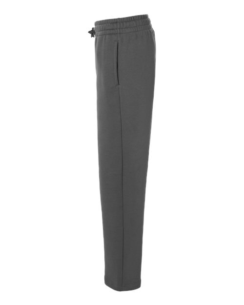 adidas AT216 Women's Fleece Sweatpants - Team Grey Four/ White - DirectSide