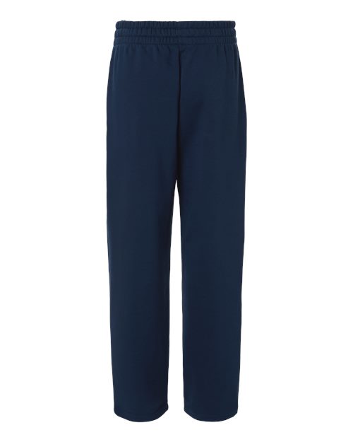 adidas AT216 Women's Fleece Sweatpants - Team Navy Blue/ White - Back